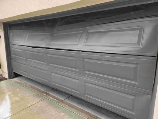 Destroyed-Looking-Garage-Door